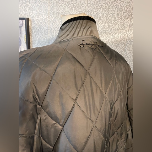 Sean John, reversible jacket, black and gray, men’s 6X - Picture 5 of 9